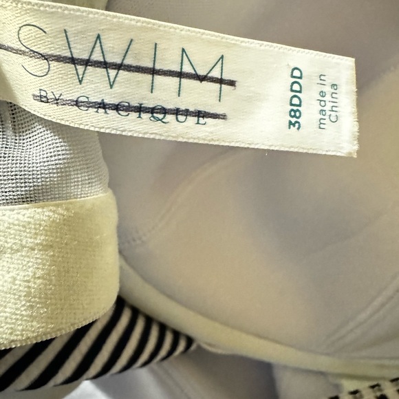 Cacique Swim Tankini Swim Top size 38DDD - Picture 10 of 11